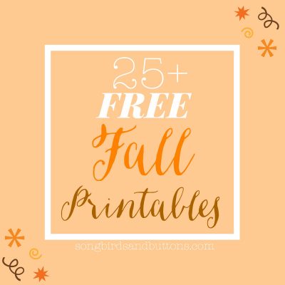 25+ FREE Fall Printables! - Kendall Rayburn
