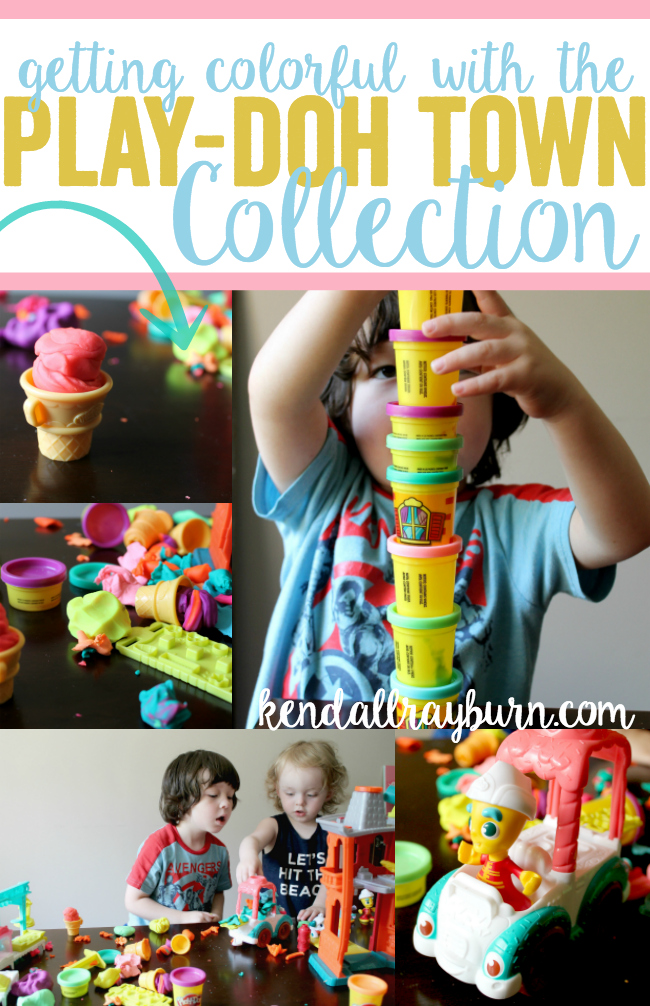 Fun with PLAY-DOH TOWN! Let's get colorful!